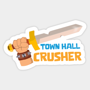 Hall Crusher Sticker